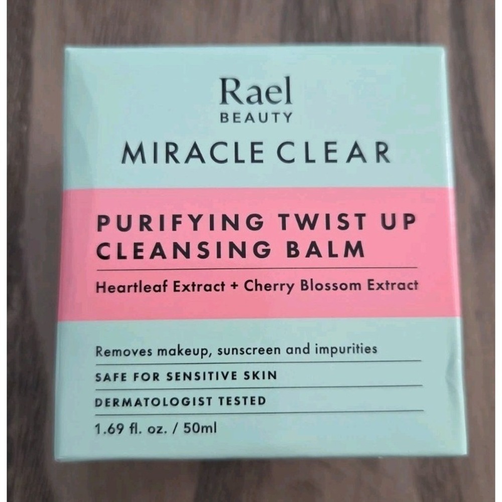 Rael Miracle Clear Cleansing Balm – Makeup Remover, 1.69 Fl Oz (Pack of 1)